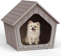 vixzen small dog house outdoor indoor, grey, main product view