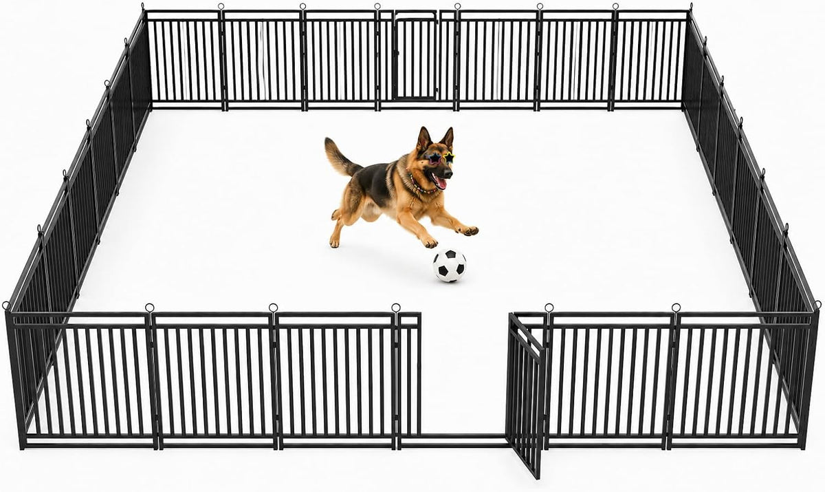 32-inch dog fence, 32 panels (28 panels +, main product view