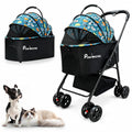 4 wheels pet stroller 4 in 1 pet, main product view