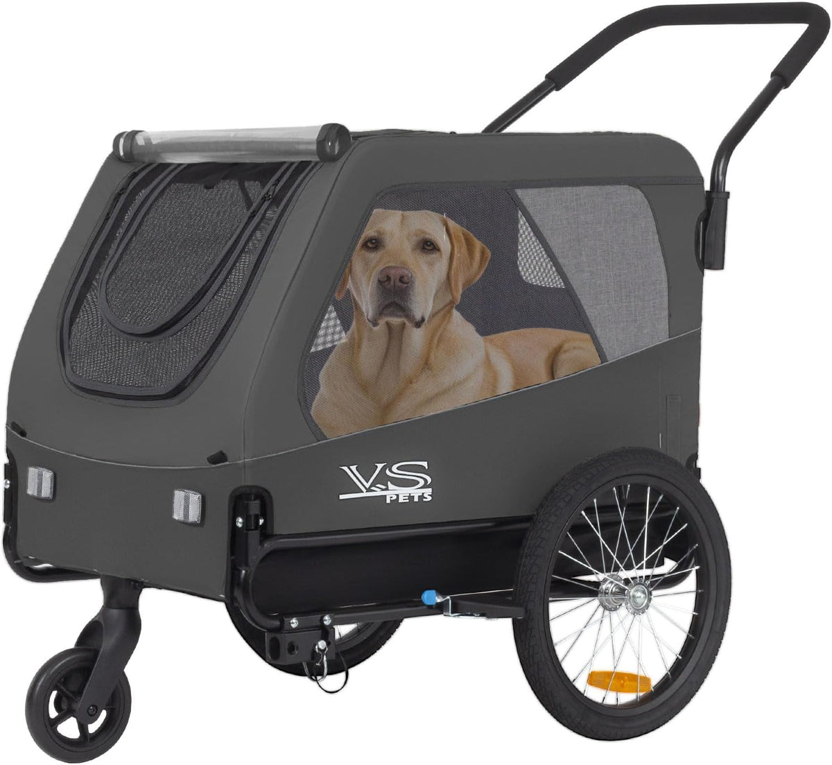 tiggo veelar sports pets large dog bike trailer, main product view