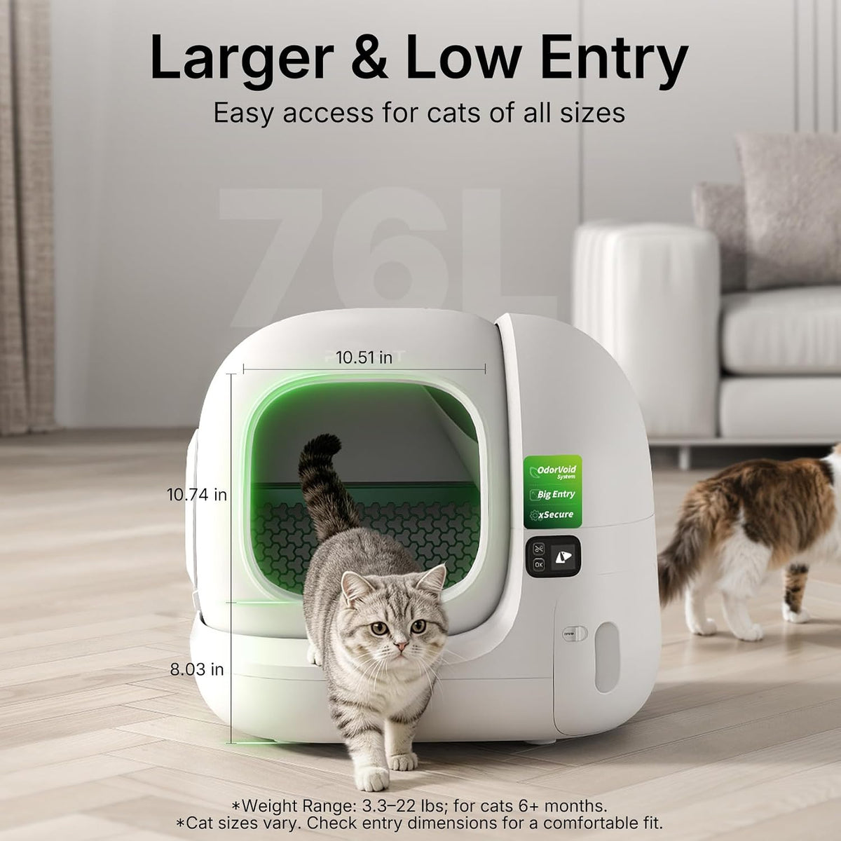 petkit purobot max 3 automatic litter box large shown in use