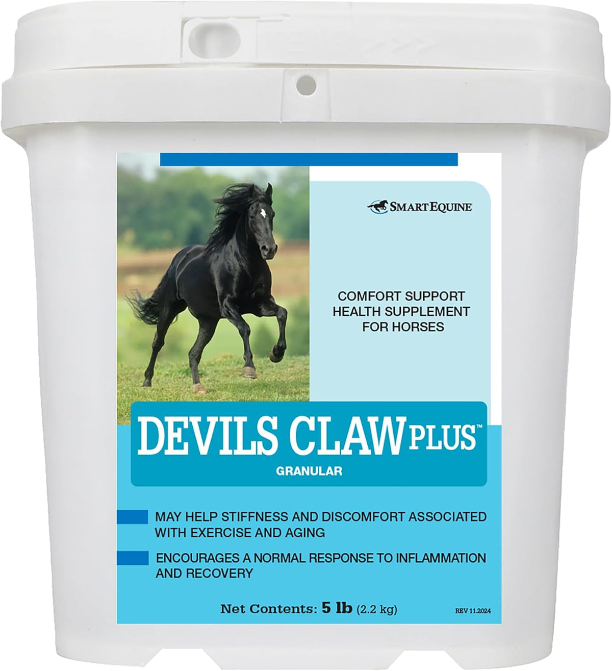 smartequine devil's claw plus granular, 5 lb, 75, main product view