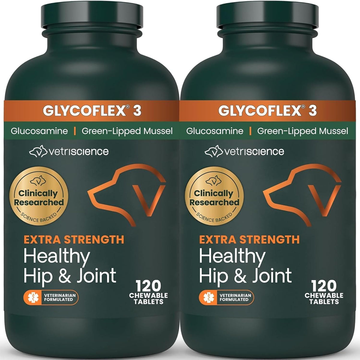 vetriscience extra strength healthy hip and joint tablets, main product view