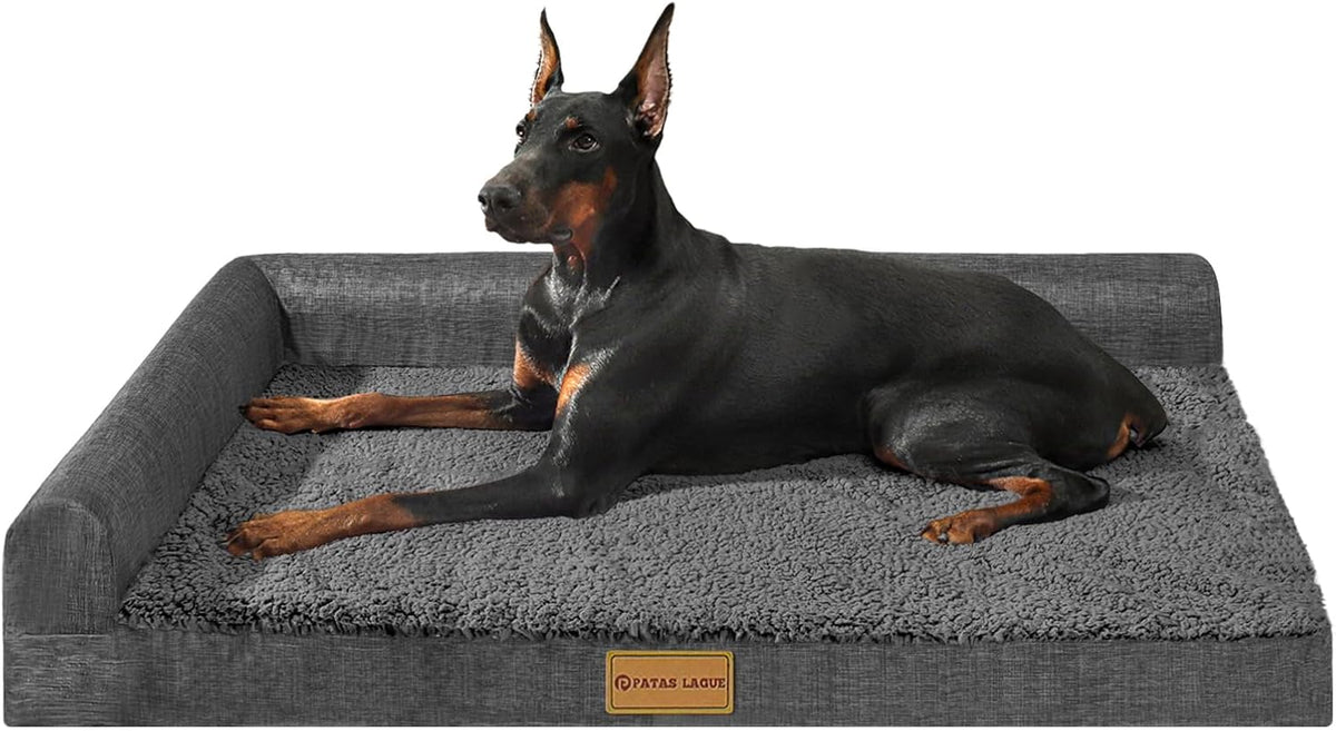 patas lague orthopedic large dog bed washable pet, main product view