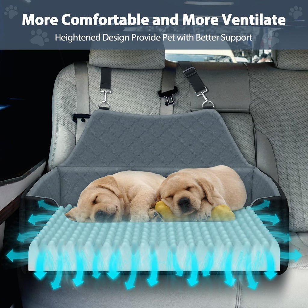 dog car seat for medium large dogs under, side view