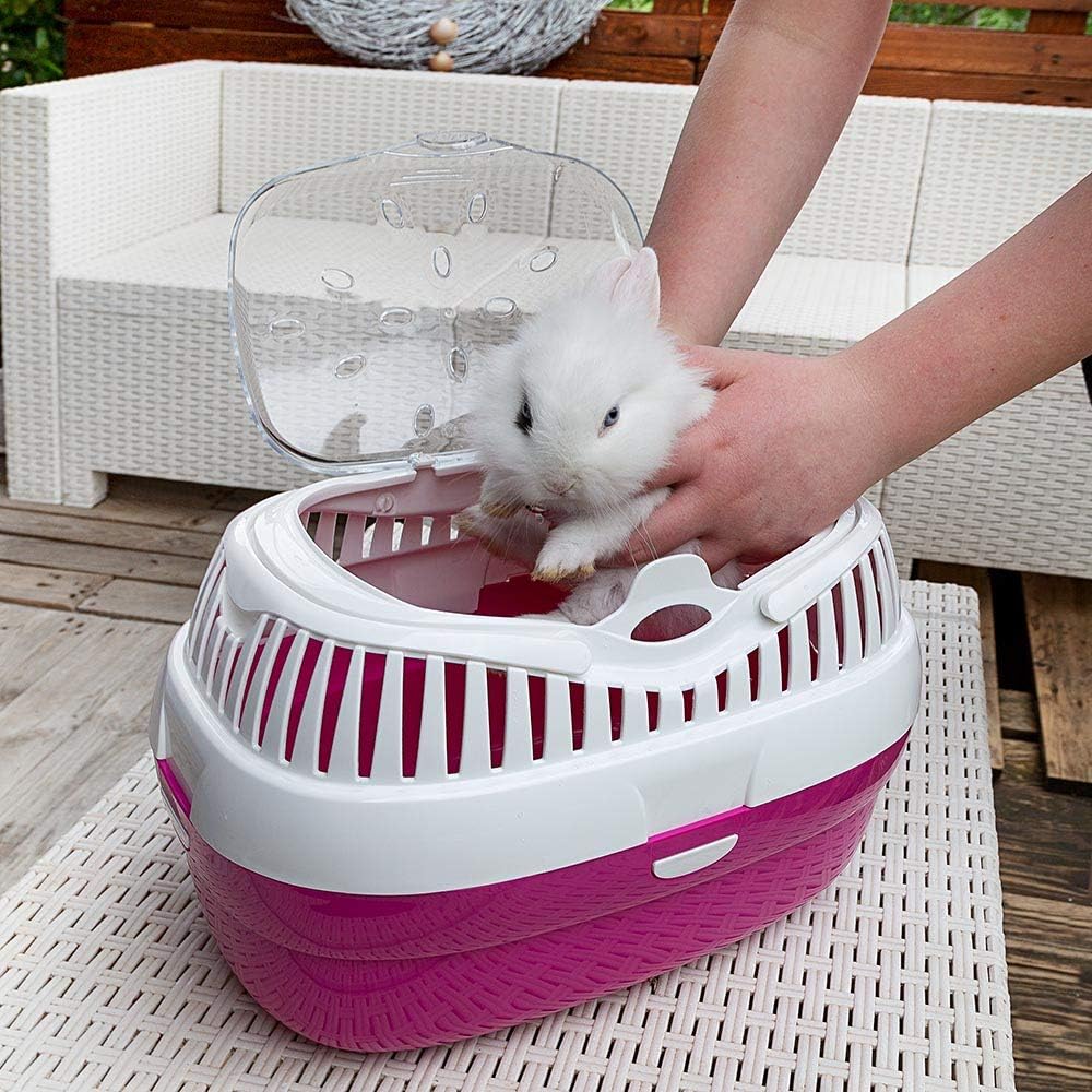 ferplast hamster and other small rodent carrier aladino, side view