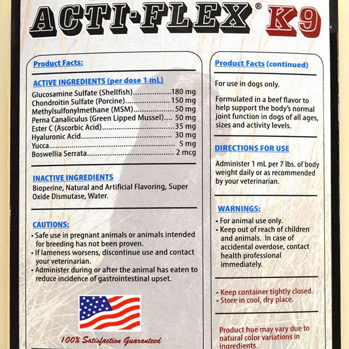 acti flex k9 gallon shown in use