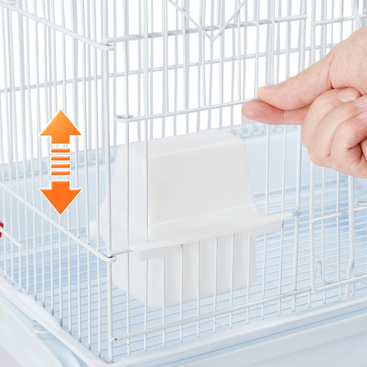 yaheetech 62.5-inch roof top flight bird cage for showing dimensions