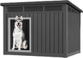 fancyango large dog house with weatherproof roof for, main product view