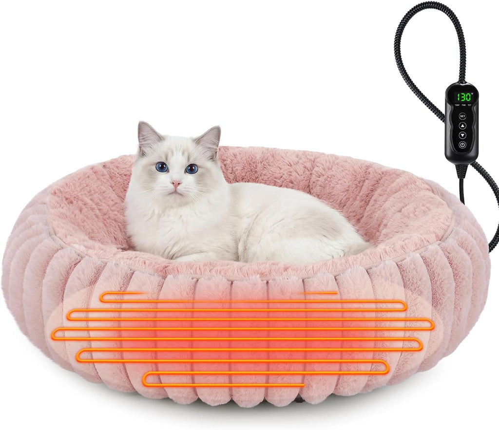 invenho heated cat beds for indoor cats and, main product view