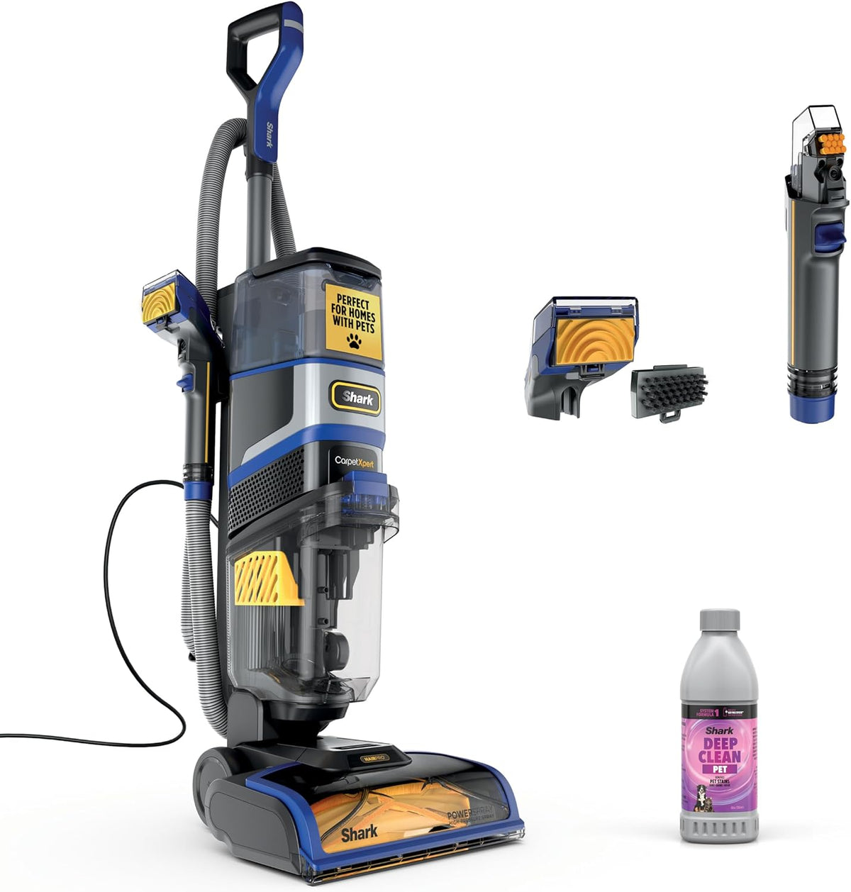 shark carpetxpert hairpro carpet & built-in stain cleaner, main product view