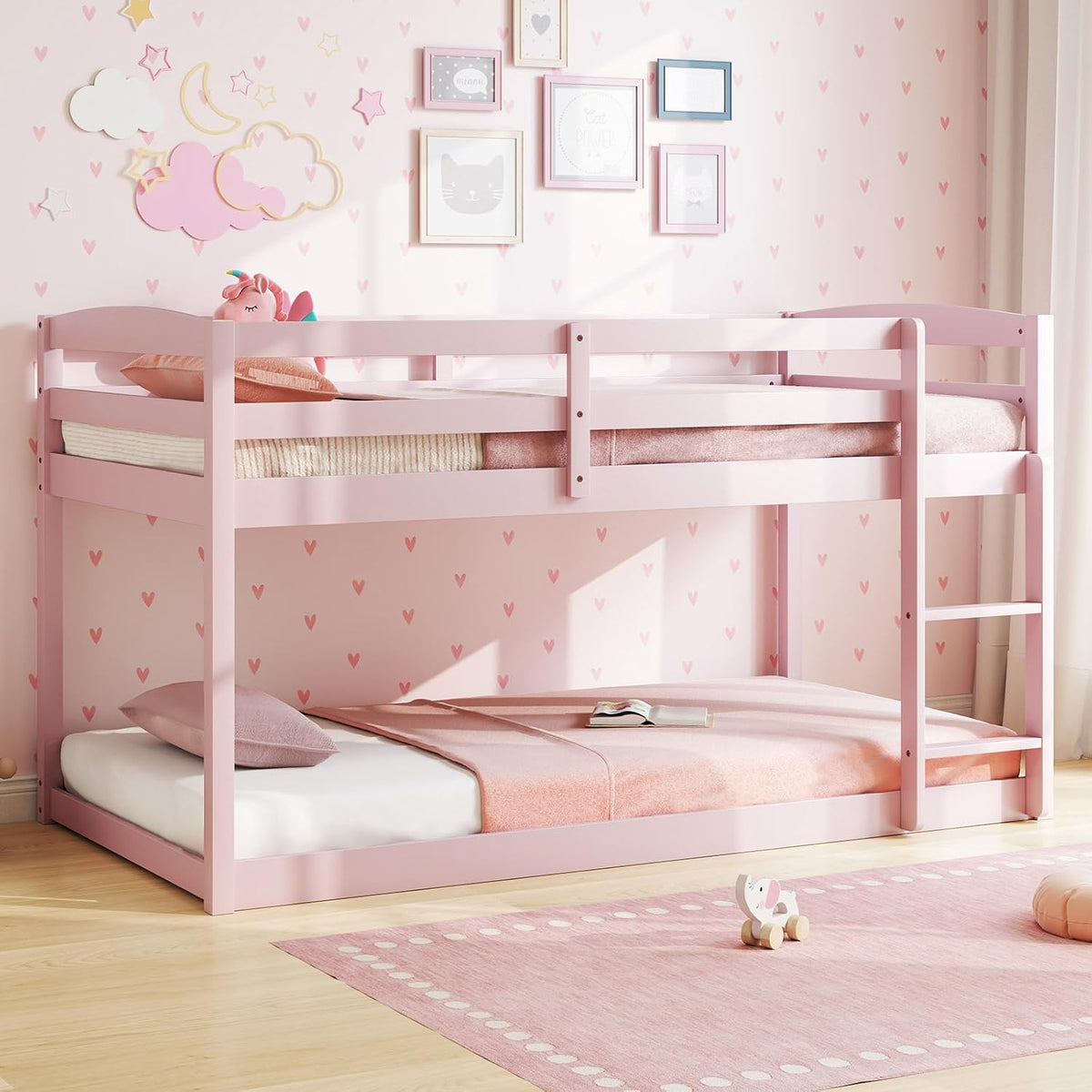 mat expert bunk bed twin over twin, low, main product view