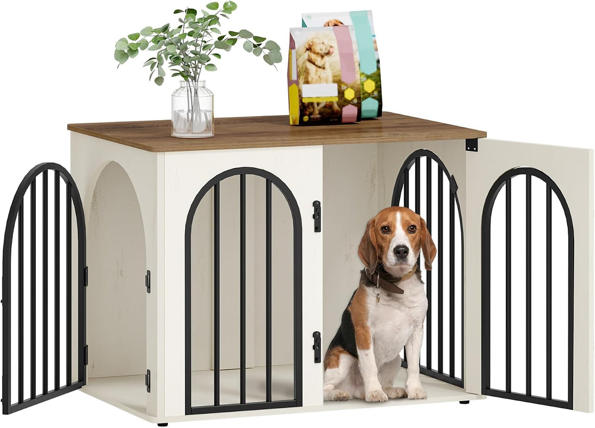 hzuaneri 31.5 in dog crate furniture,dog kennel indoor, main product view