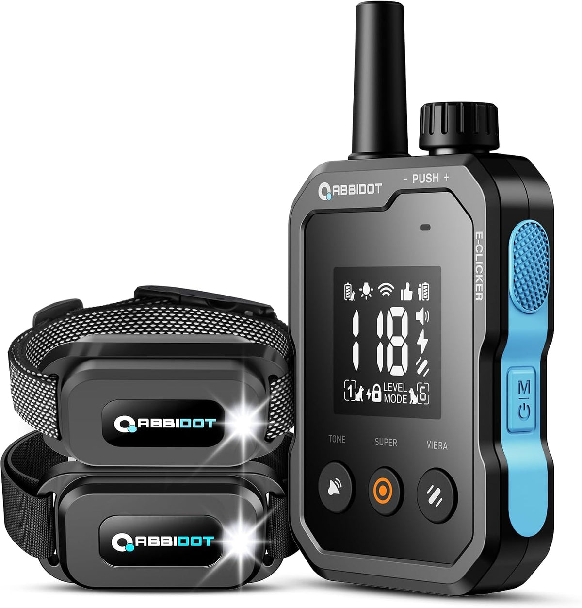 abbidot shock collar for dog (5-120 lbs)-4500 ft, main product view