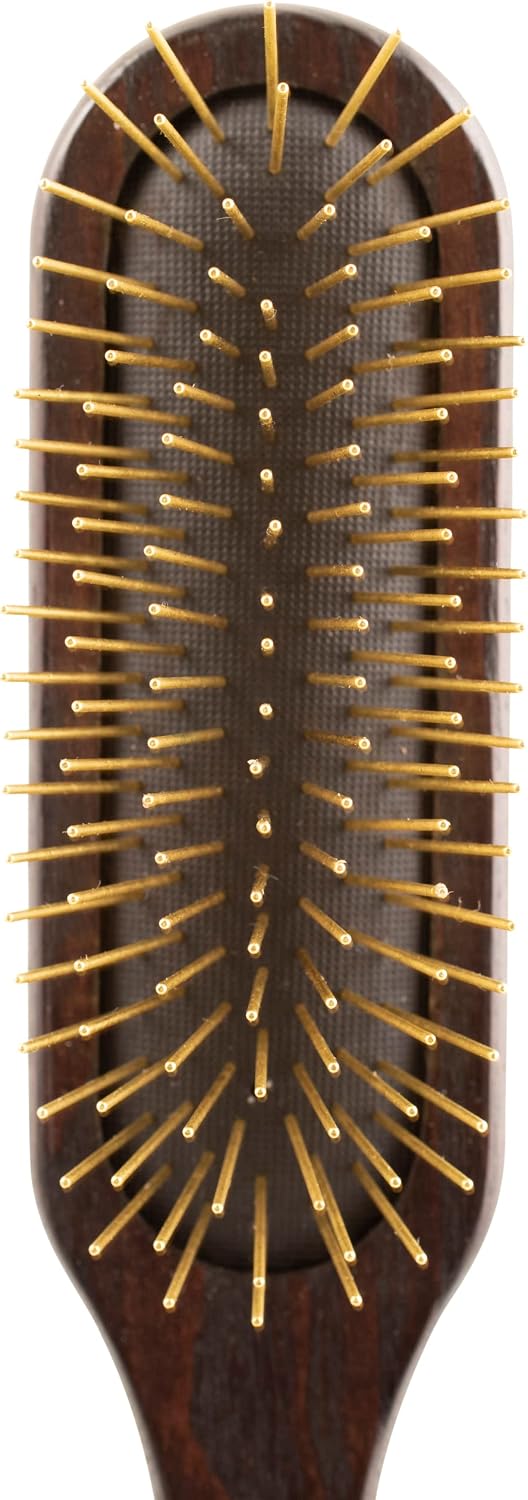 chris christensen 20 mm oblong pin dog brush shown in use