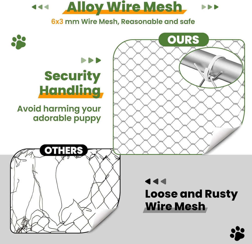 10x10 ft outdoor dog kennel, heavy duty dog on a desk or shelf
