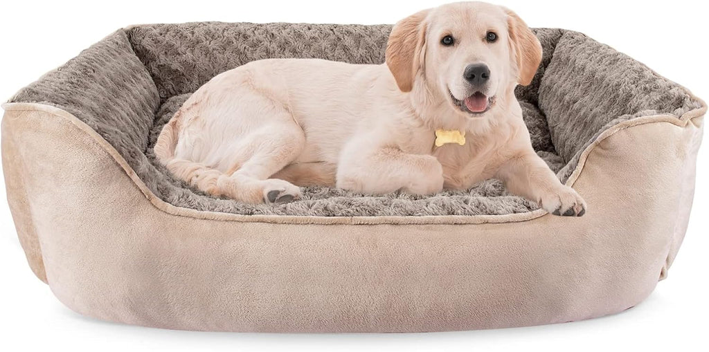 joejoy rectangle dog bed for large medium small, main product view