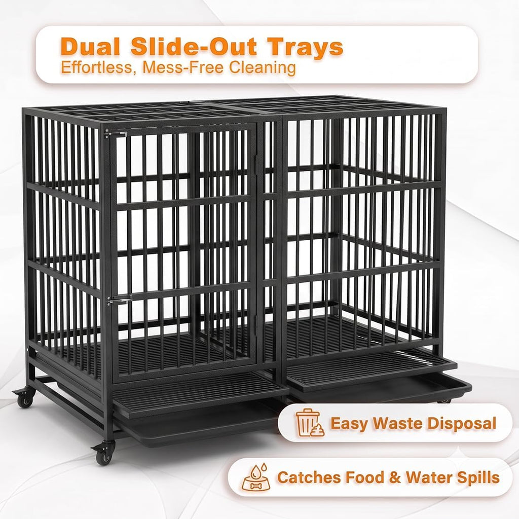 boldbone 54 inch heavy duty indestructible and escape-proof, side view