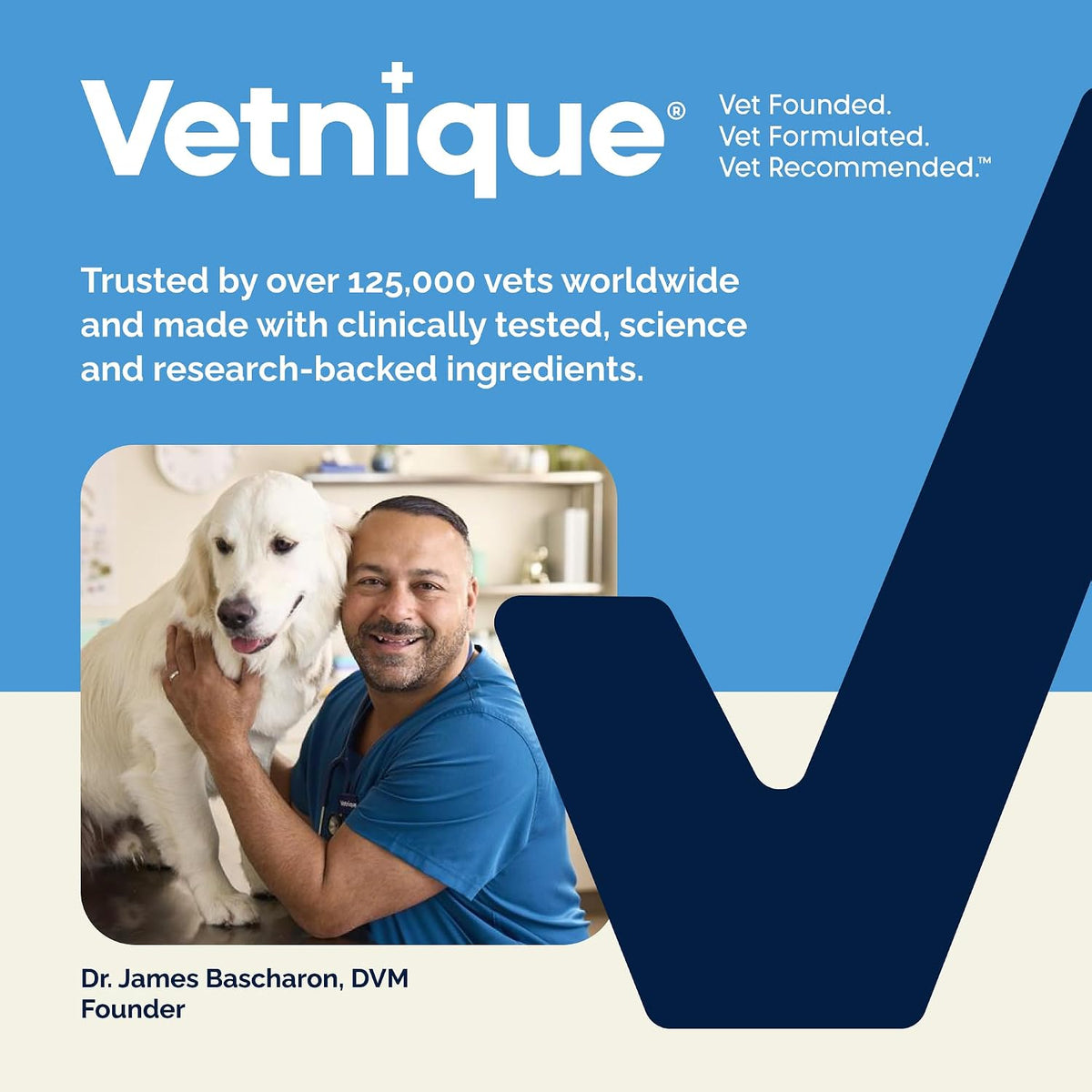 vetnique glandex probiotics for dogs chews 120ct, prebiotics, side view