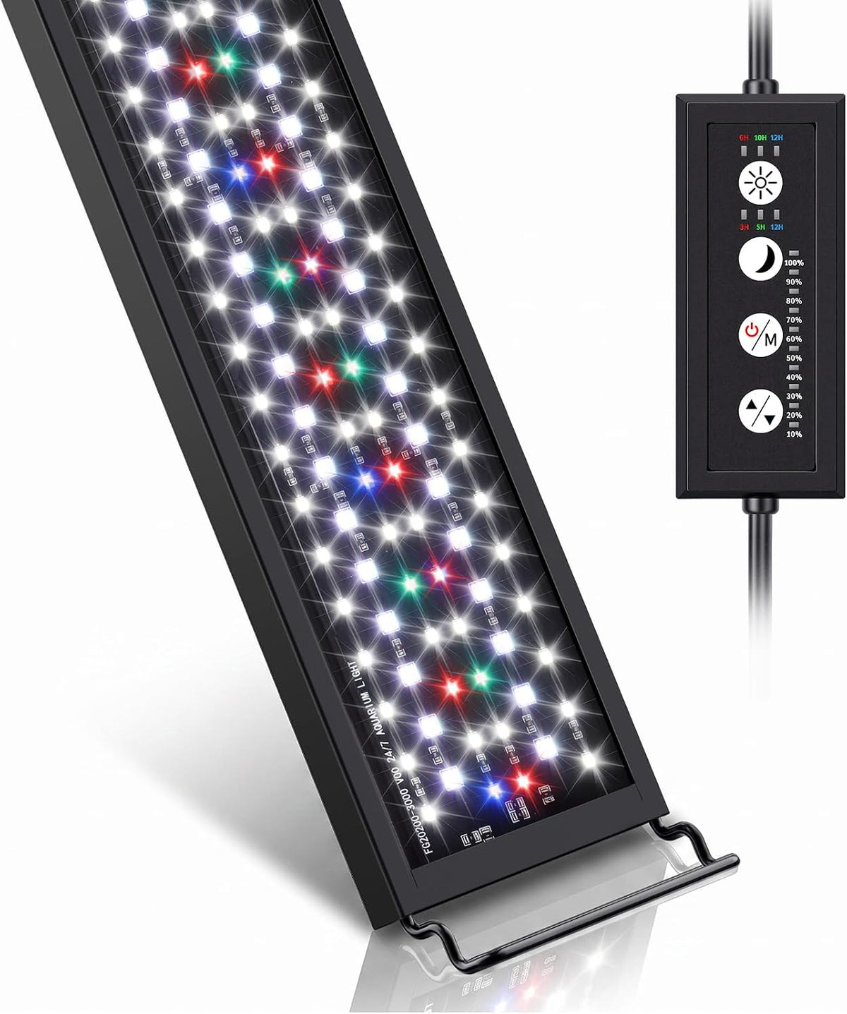 hygger 24/7 customizable aquarium led light, full spectrum, main product view