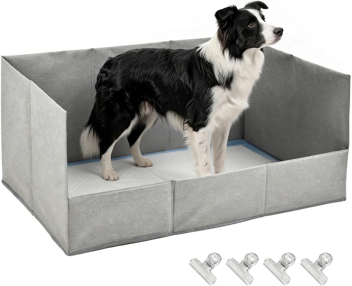 dog litter box indoor with high walls 23"x34"x17", main product view