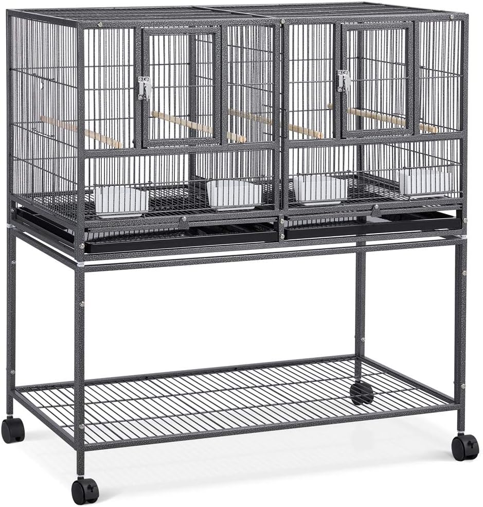 topeakmart divided breeder parakeet canary lovebird finch budgie, main product view