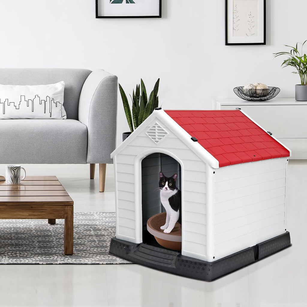 large plastic dog house indoor outdoor doghouse dog, package contents