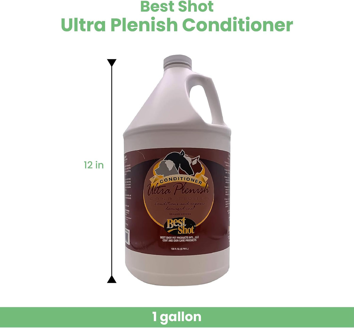 best shot ultra plenish conditioner, coat release technology shown in use