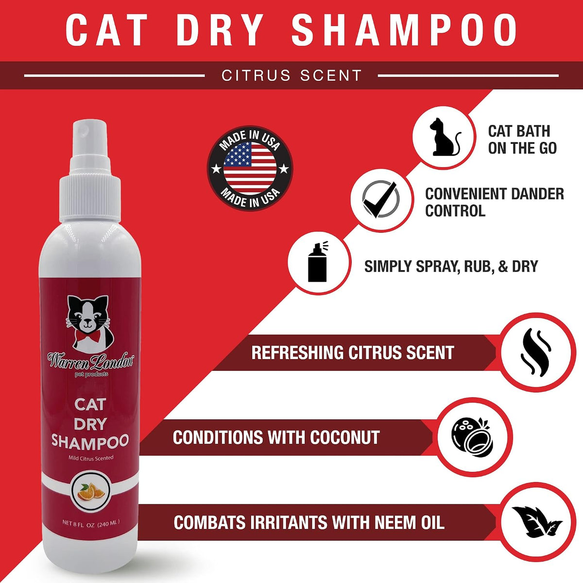 warren london ultimate cat grooming gift box –, side view