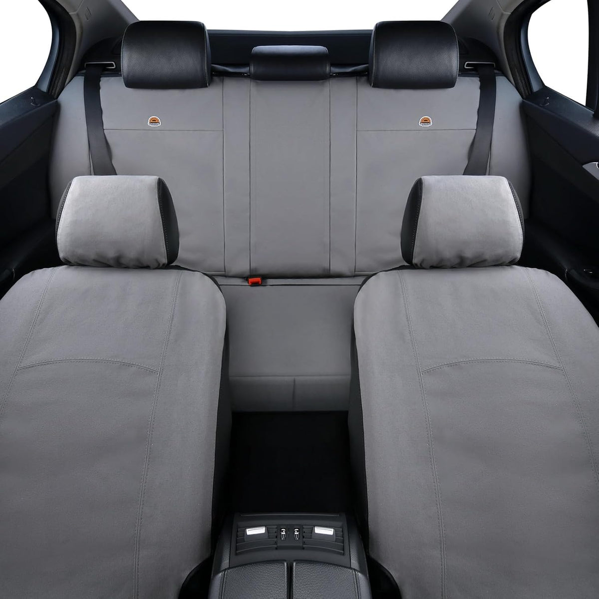 coverado car seat covers front, canvas universal seat on a desk or shelf
