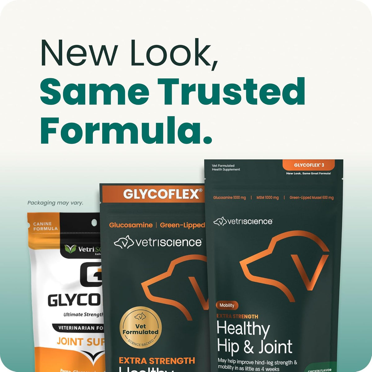 vetriscience extra strength healthy hip and joint for showing dimensions