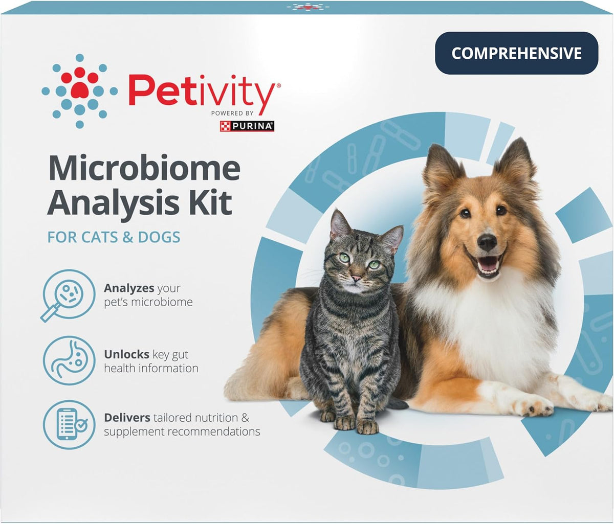 purina petivity comprehensive microbiome analysis kit for cats, main product view