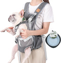 dog carrier backpack - legs out front facing, main product view