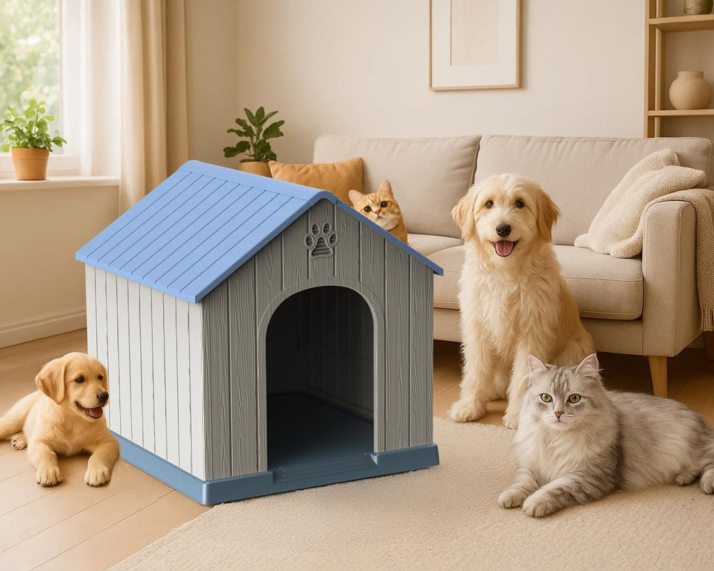 vixzen dog house outdoor large breed - 38 on a desk or shelf