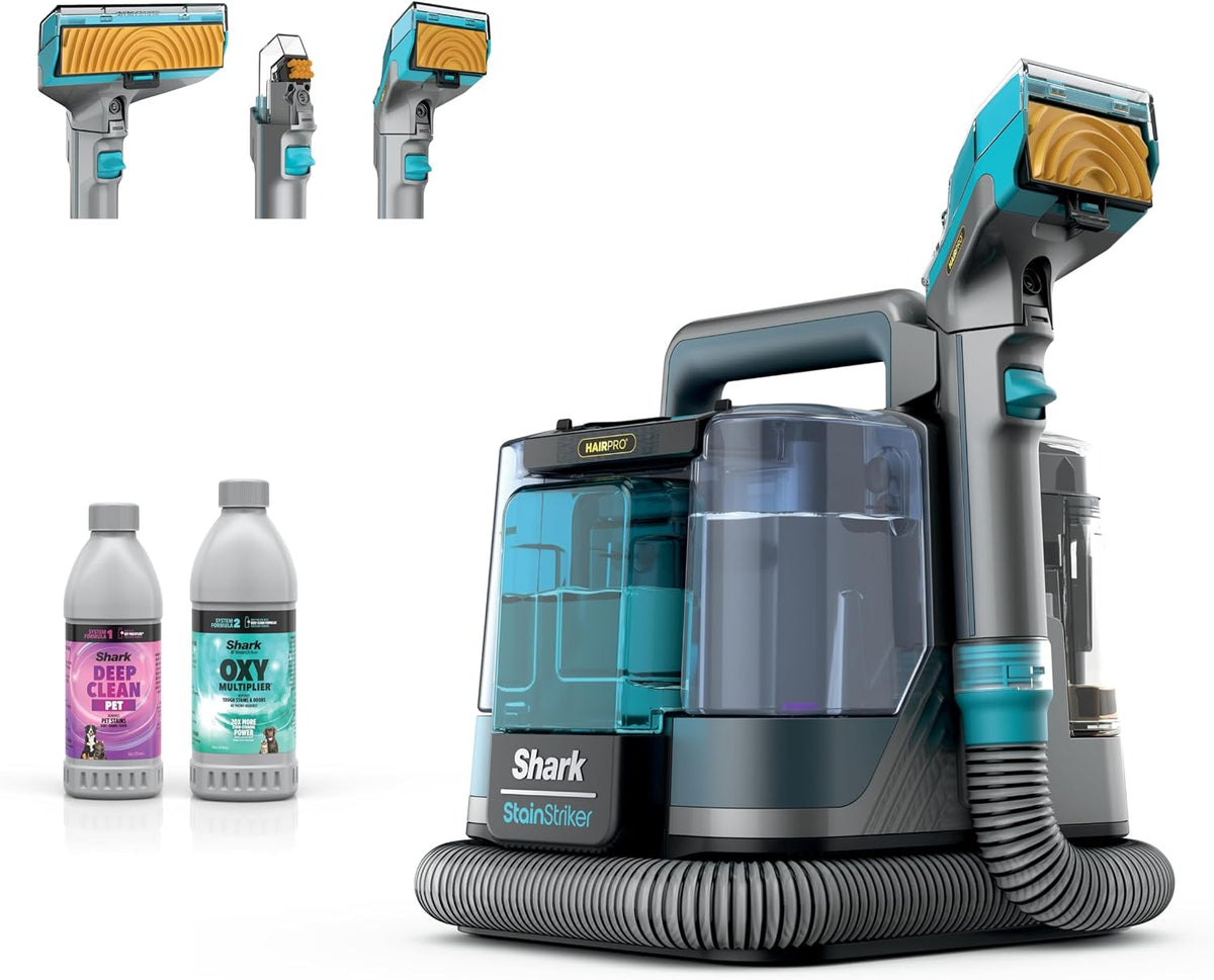 shark stainstriker hairpro portable carpet, upholstery & area, main product view