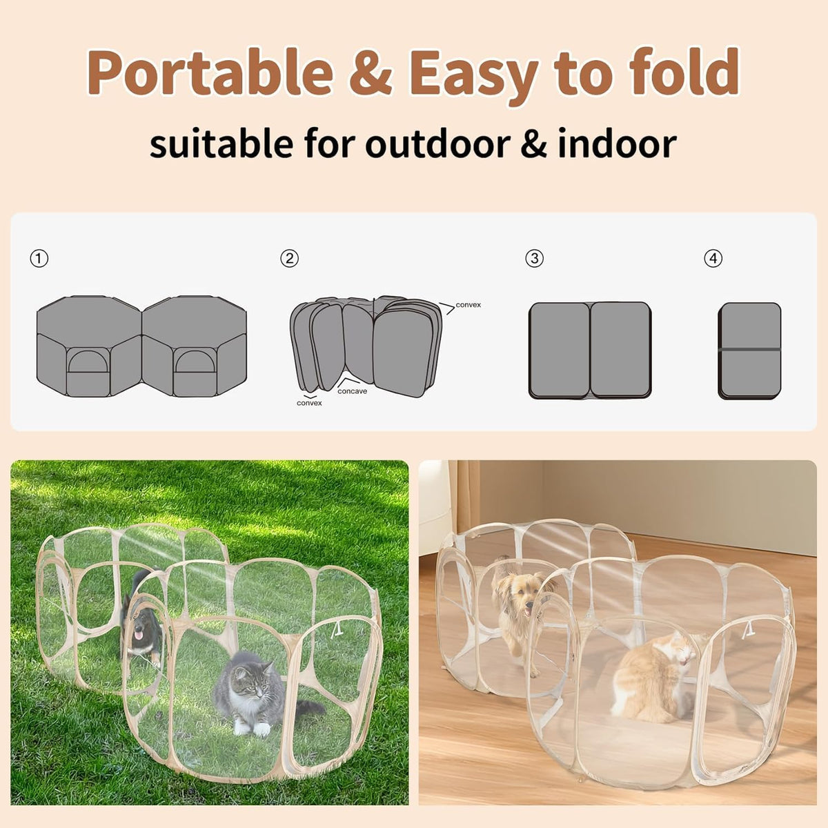 cold resistant cat playpen pvc dog playpen puppy, package contents