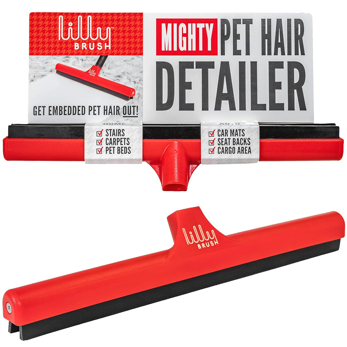 lilly brush mighty pet hair removal tool detailer, main product view