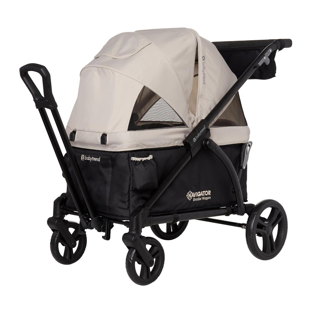 baby trend navigator 2-in-1 stroller wagon, desert tan, main product view