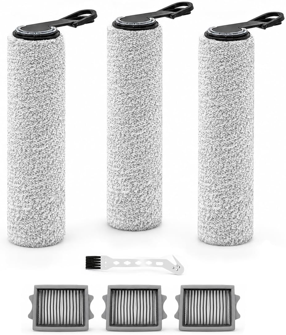 roller brush and filters replacement for tineco floor, main product view