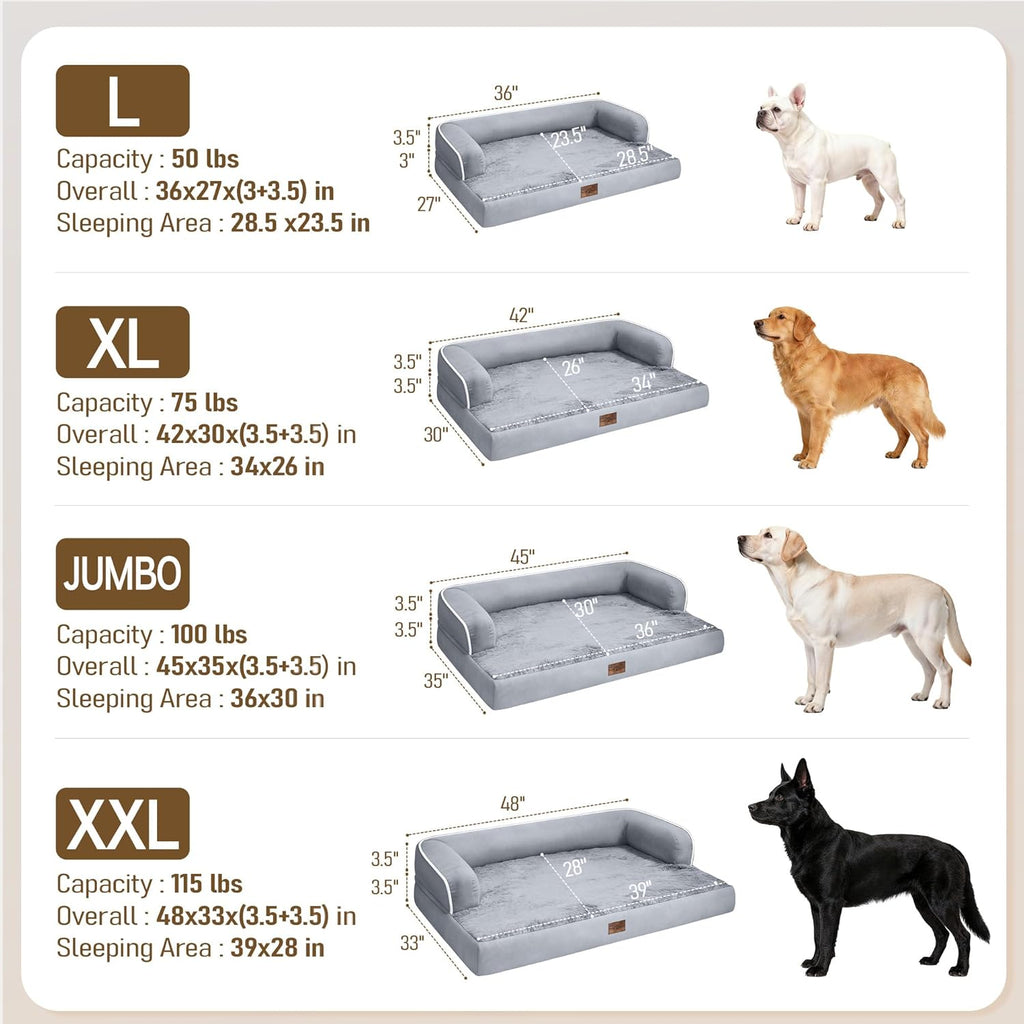 comfort expression orthopedic xl dog bed for large on a desk or shelf