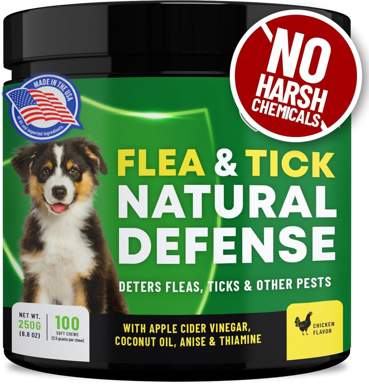 guardian’s choice flea chews for dogs, pet flea, main product view