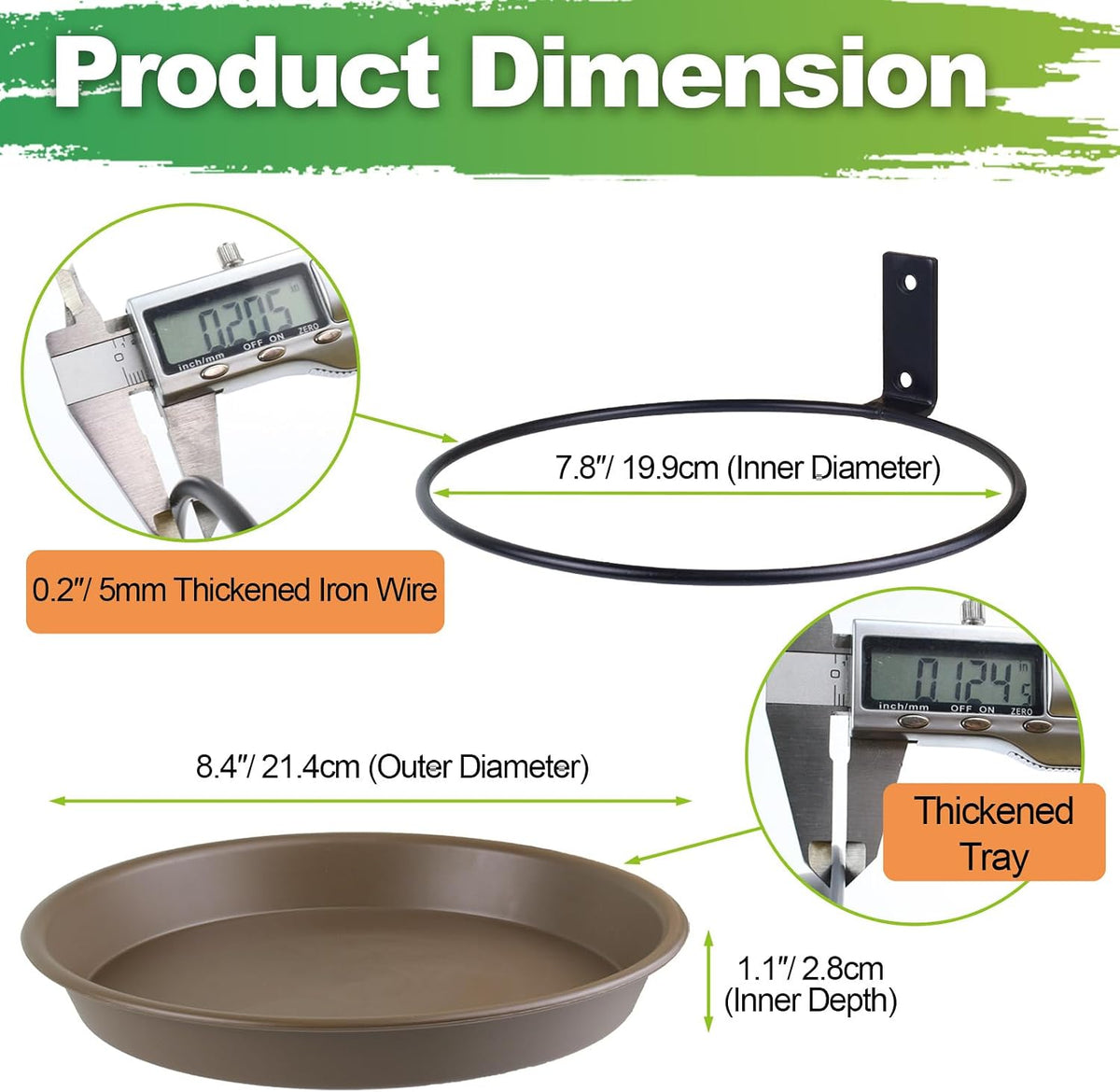 tree mounted bird feeder for fence outside 6 shown in use