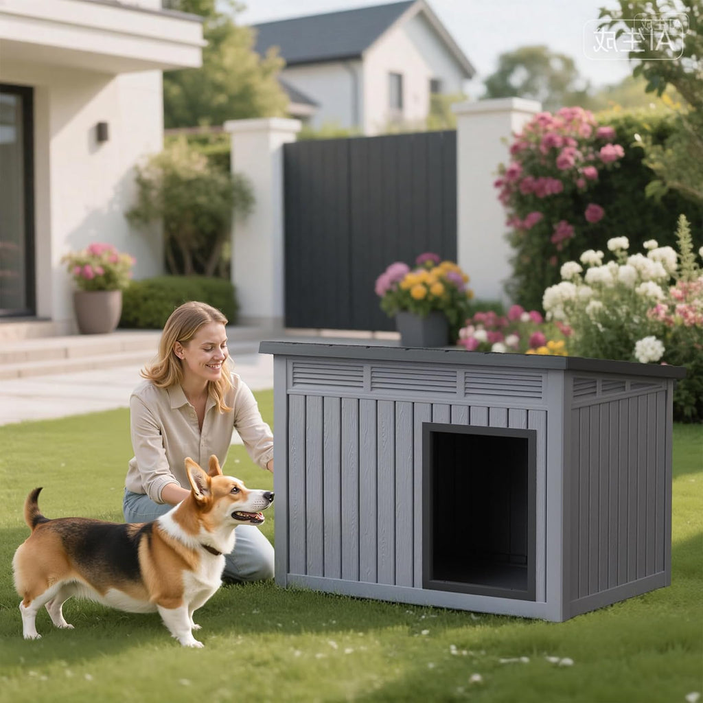 dog house indoor outdoor, waterproof dog house for on a desk or shelf