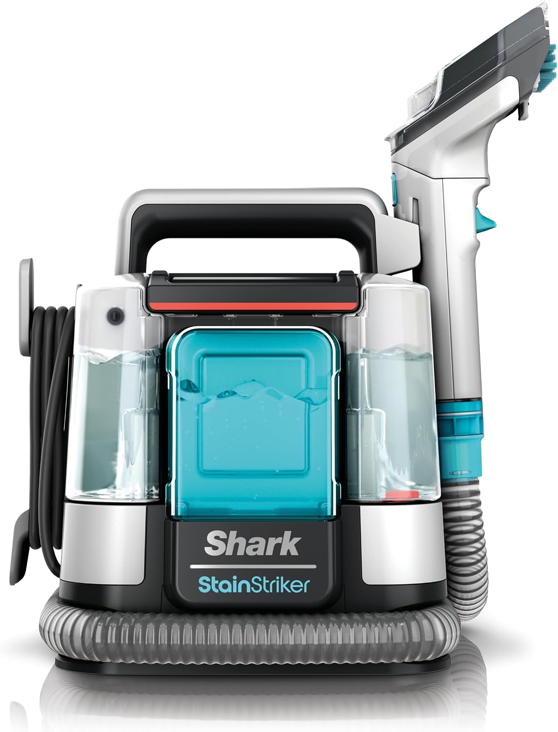 shark px200 stainstriker portable carpet & upholstery cleaner shown in use