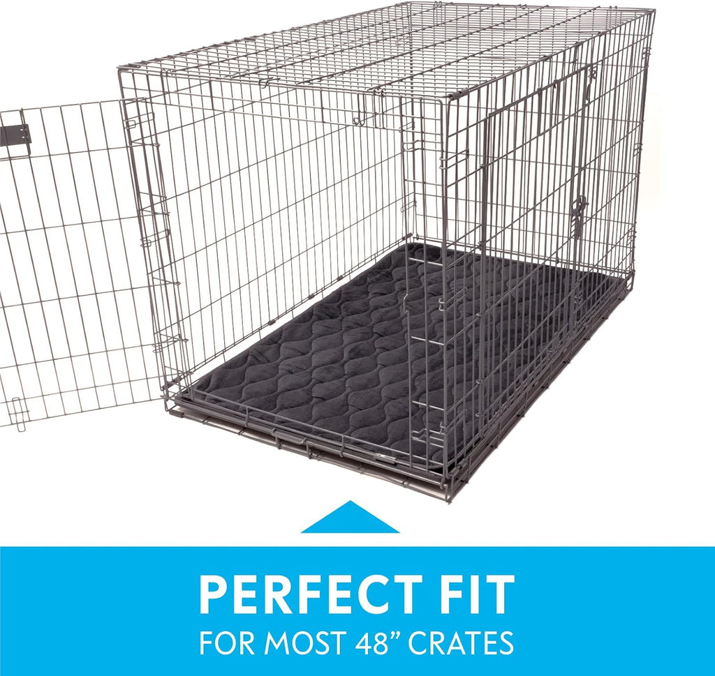 paw inspired washable padded crate mats for dogs, close-up detail