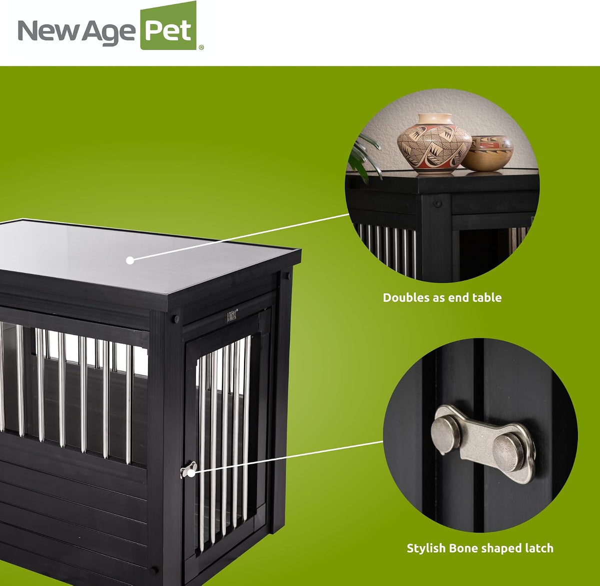 new age pet® ecoflex® medium furniture style dog on a desk or shelf