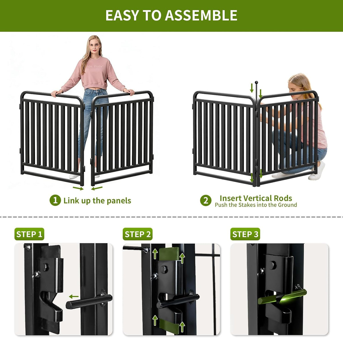 heavy duty tube dog playpens,dog playpen outdoor for showing dimensions
