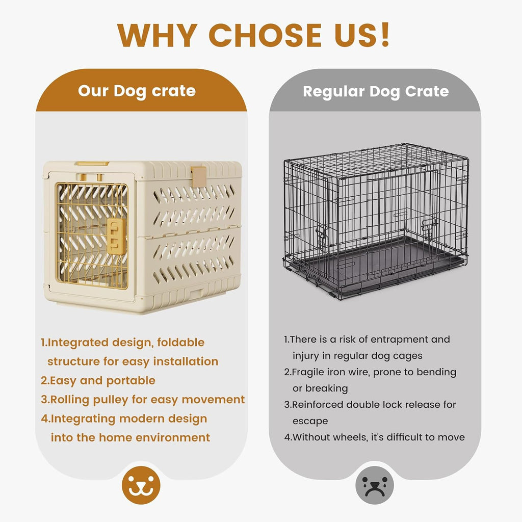 collapsible dog crate for large/medium dogs - 36", package contents