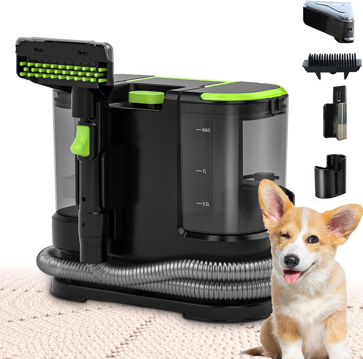 portable carpet & upholstery cleaner, deep cleaning for, main product view