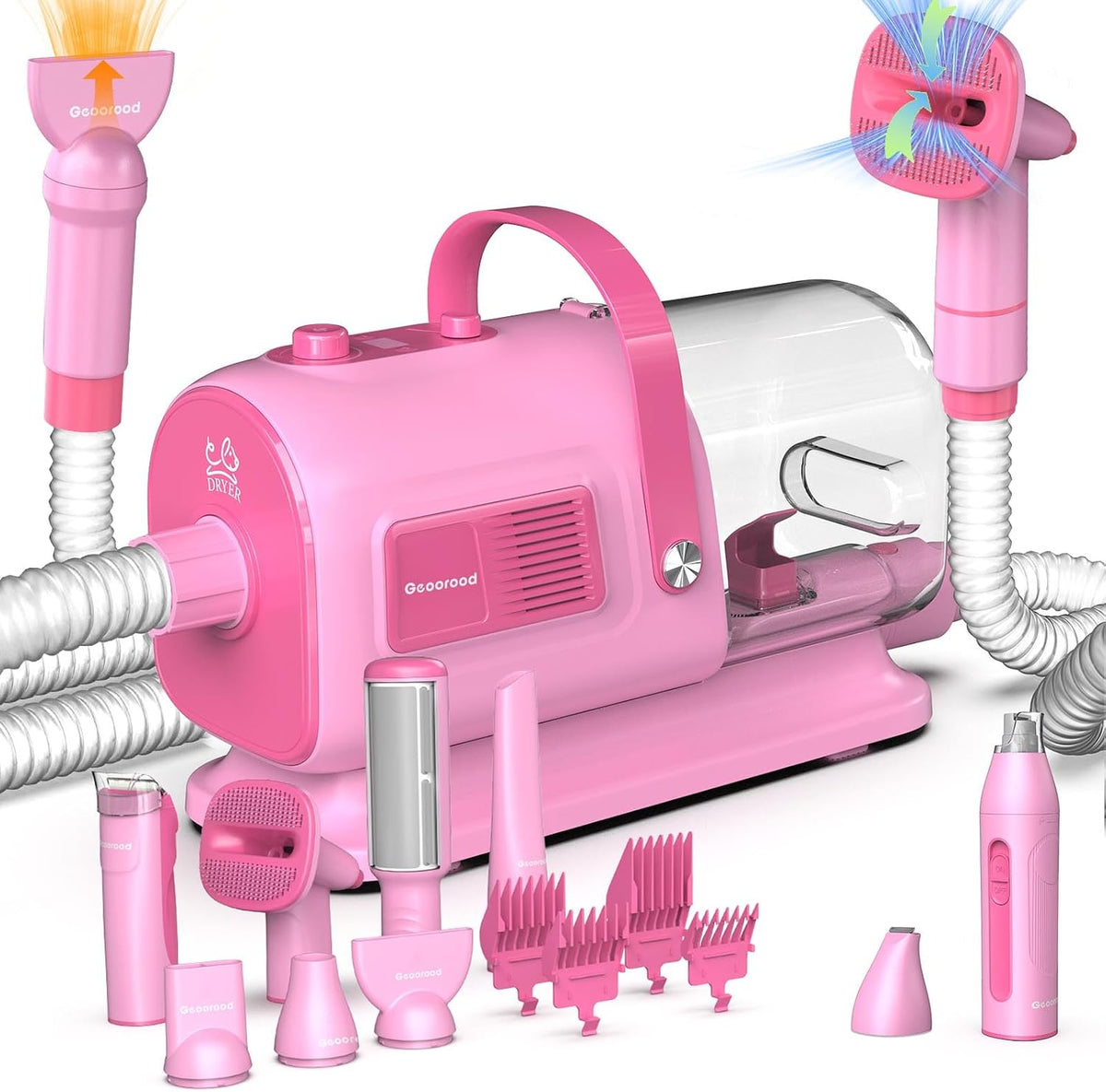 dog grooming vacuum and dryer kit, blower for, main product view